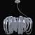 Crystal Lux HEAT SP10 Pendant 3D model small image 2