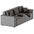 Kvanti Modern Sofa Set 3D model small image 3