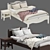 Elegant Children's Bed with Columns 3D model small image 3
