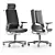 ErgoChic Office Chair 3D model small image 1