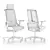 ErgoChic Office Chair 3D model small image 3