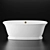 Bampton Freestanding Bath 3D model small image 1