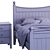 Heavenly Dream: Angel Single Bed Variation 3D model small image 3