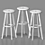  Stylish BC-8087 Bar Stools 3D model small image 2