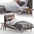 Skye Single Bed: Sleek and Compact Sleep Solution 3D model small image 1