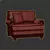 Elegant Guttenberg Chair 3D model small image 3