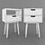 Sleek and Compact Side Table 3D model small image 3