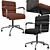 Sophia Leather Conference Chair 3D model small image 1