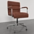 Sophia Leather Conference Chair 3D model small image 2