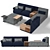 Elegant Isola Sofa by Nicoline 3D model small image 2