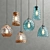 Vibrant Glass Lighting Collection 3D model small image 1