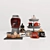 Spooky Halloween Tableware Set 3D model small image 2