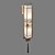 Modern Oriental Wall Light 3D model small image 2