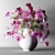 Pink Blossom Bouquet 3D model small image 2