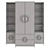 Elegant Wardrobe: Stylish and Functional 3D model small image 4