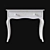 Mosaic Inlay Dressing Table: Amira Elegance 3D model small image 2