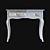 Mosaic Inlay Dressing Table: Amira Elegance 3D model small image 3