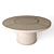 Sleek Round Dining Table 3D model small image 3