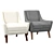 Elegant Terrell Armchair: Contemporary Comfort 3D model small image 2