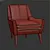 Elegant Terrell Armchair: Contemporary Comfort 3D model small image 3