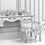 Bella Terra Vanity Set: Elegant Furniture for Your Beauty 3D model small image 3