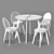 Modern Dining Set BC-8328B 3D model small image 2