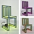 Modern LED Chair 3D model small image 1