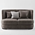 Modern Comfort: Hamilton Conte Gabbo Sofa 3D model small image 2