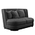 Modern Comfort: Hamilton Conte Gabbo Sofa 3D model small image 3