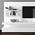 Modern TV Stand Set - Stylish and Functional 3D model small image 3