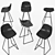 Lapalma Miunn Bar Stool 3D model small image 3