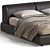 Elegant Poliform Bolton Bed 3D model small image 2