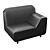 Serene Soft Seating: Ultimate Comfort 3D model small image 2