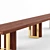 6-Piece Luxury Bench: IL PEZZO 3D model small image 2