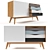 Avon Woodman Lacquered Sideboard 3D model small image 2