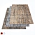 Elegant Silk/Wool Blend Nepalese Rug 3D model small image 1