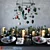 Elegant Midnight Christmas Table 3D model small image 4