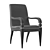 Sophisticated Fanfare Arm Chair 3D model small image 3