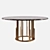 Elegant Aston Daytona Dining Table 3D model small image 1