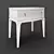 Elegant RIMINI Bedside Table by Fratelli Barri 3D model small image 3