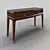 Eleganza Mahogany Dressing Table 3D model small image 1