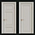 Elegant Classic Interior Doors 3D model small image 1