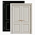 Elegant Classic Interior Doors 3D model small image 1