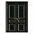 Elegant Classic Interior Doors 3D model small image 2