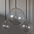 Globe Glass Pendant Mobile 3D model small image 1