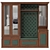 Elegant Classic Hallway Set 3D model small image 2