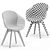 Modern BoConcept ADELAIDE Chair 3D model small image 3