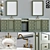 Elegant Bathroom Vanity Set 3D model small image 1