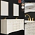 Elegant Bathroom Vanity Set 3D model small image 1