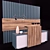 Modern Reception Desk G19 3D model small image 1